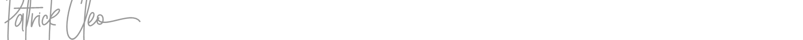 Patrick Cleo font preview
